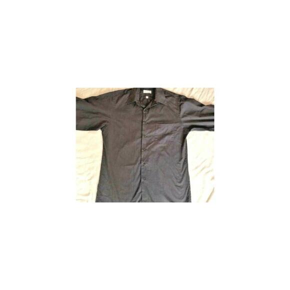 Vintage Vanheusen End on End - Men's Long Sleeve Shirt - Black - Size 15 32. - Picture 2 of 4